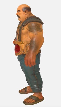 Aqua Teenage Mutant Ninja Hunger Force Realistic Carl as Android body with Meatwad as Krang