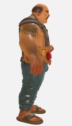 Aqua Teenage Mutant Ninja Hunger Force Realistic Carl as Android body with Meatwad as Krang