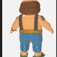 Aqua Teenage Mutant Ninja Hunger Force Chibi Carl as Android body with Meatwad as Krang (Copy)