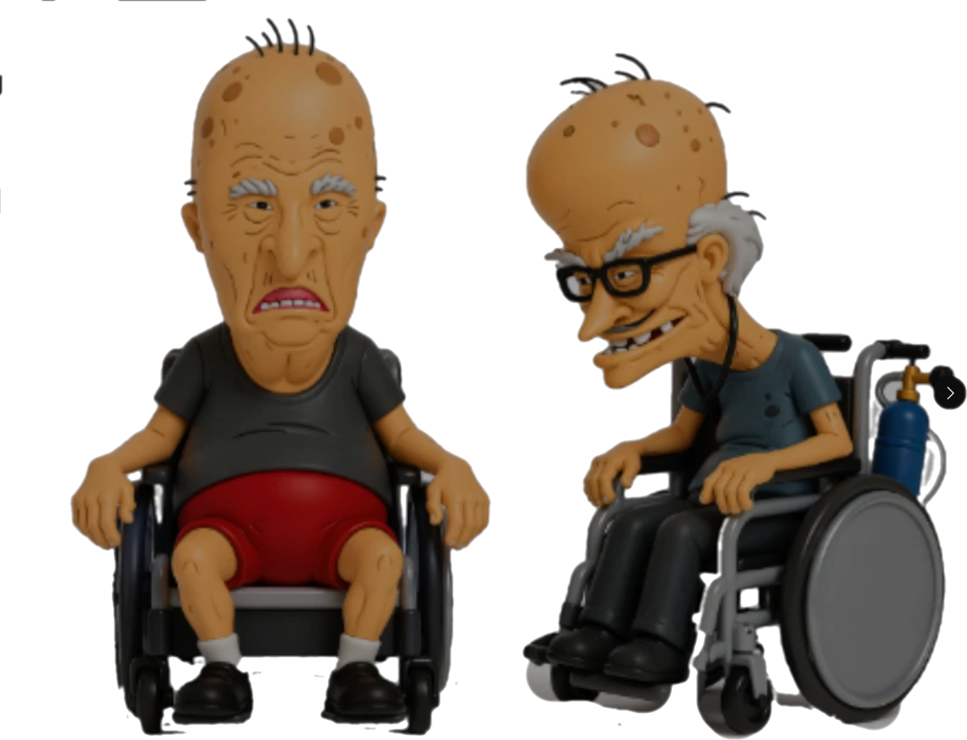 Custom art Beavis And Butthead Couch Figure made to order
