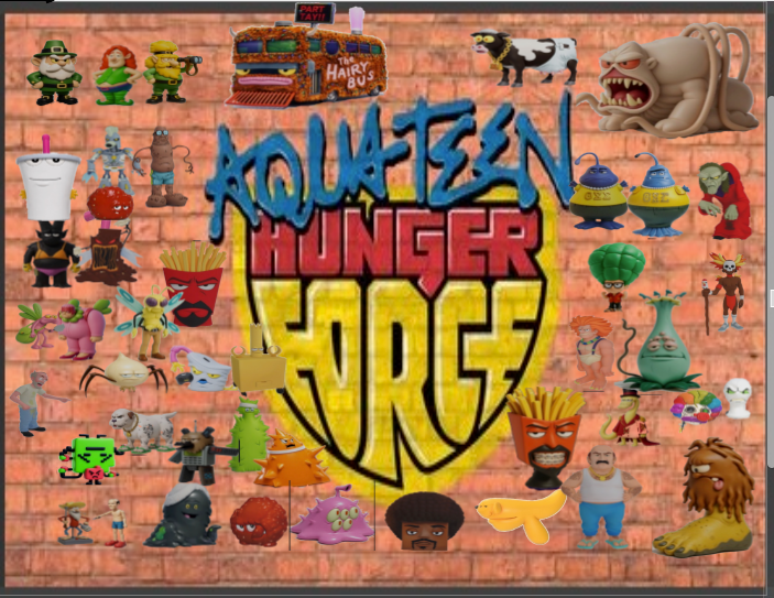 Aqua Teen Hunger Force Custom figures made to order.