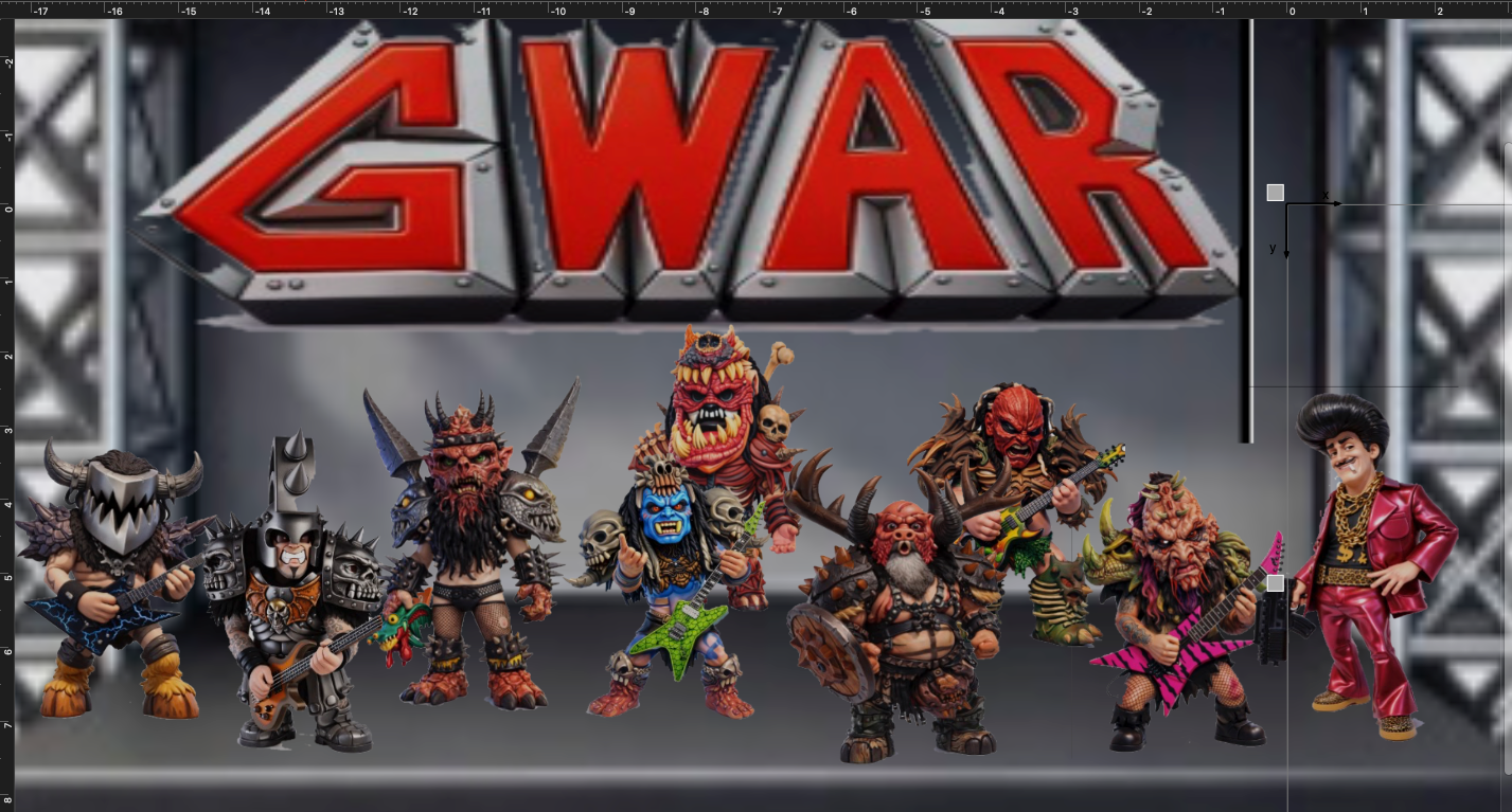 GWAR Legends Collection – 5" Heavy Metal Monster Figures – 3D Printed Collectibles
