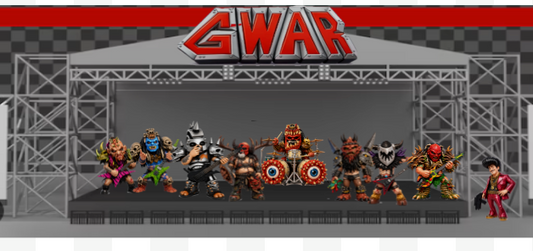 GWAR Legends Collection – 5" Heavy Metal Monster Figures – 3D Printed Collectibles