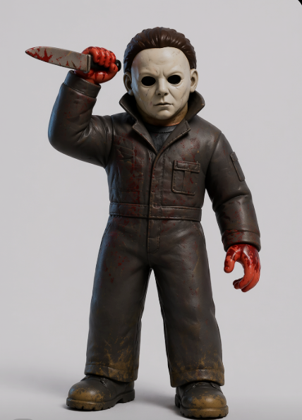 Horror Icons Collection – 4" Classic Slasher & Movie Monster Figures – 3D Printed Collectibles