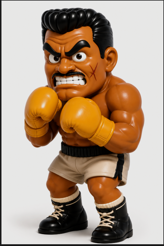NES Mike Tyson's Punch-Out 3” stylized resin figure NINTENDO
