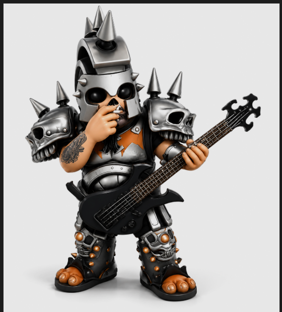 GWAR Legends Collection – 5" Heavy Metal Monster Figures – 3D Printed Collectibles
