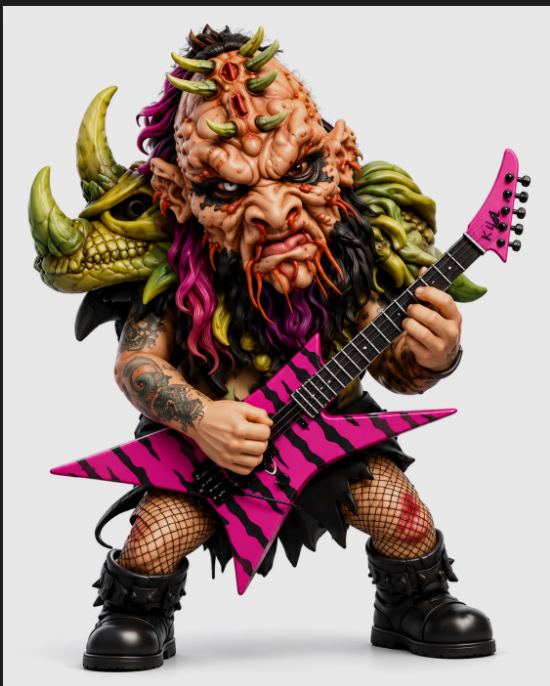 GWAR Legends Collection – 5" Heavy Metal Monster Figures – 3D Printed Collectibles