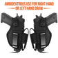 Universal Tactical Gun Holster Handguns Hidden Carry Holster Pistol Concealed Left/Right Gun Bag OWB IWB with Mag Pouches