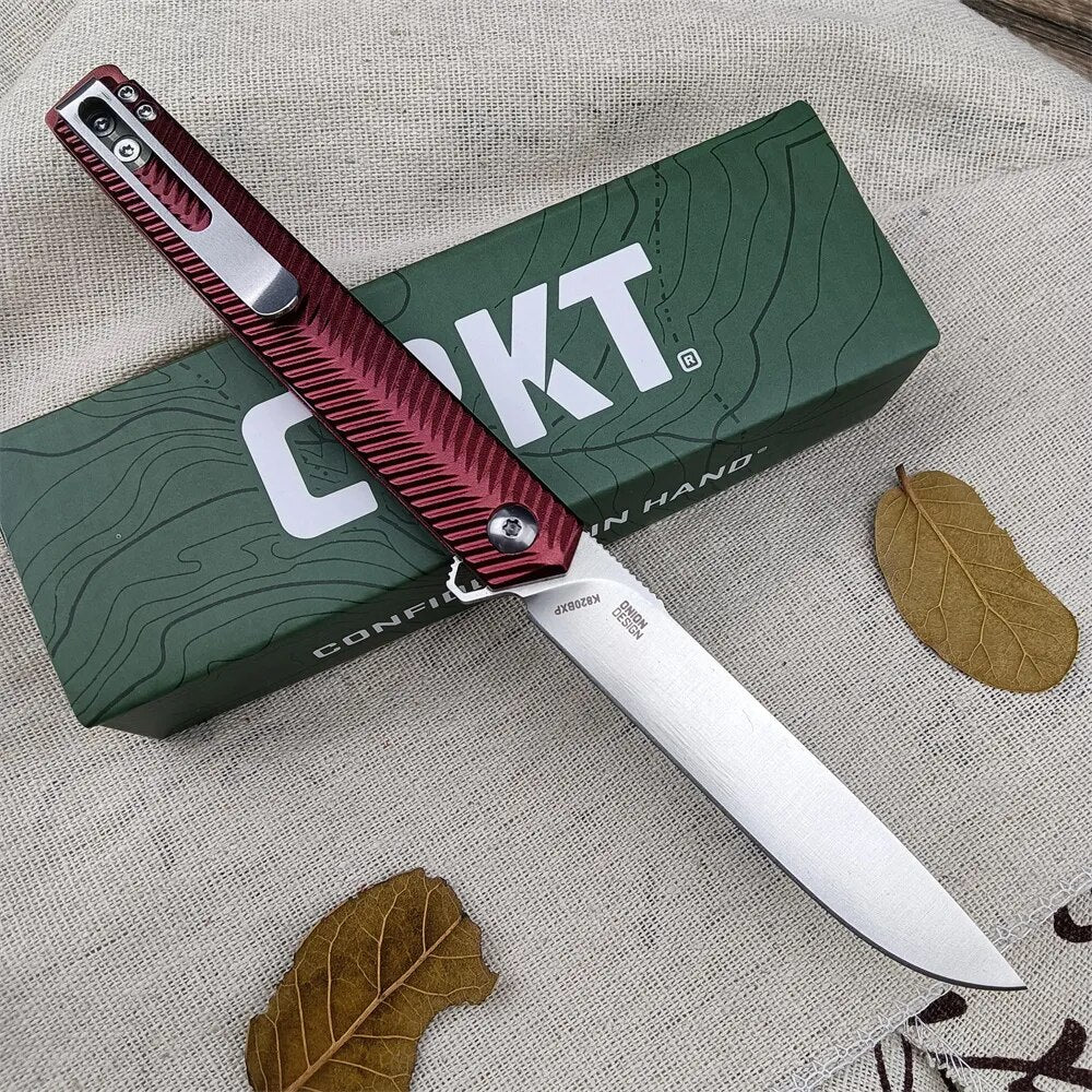 Survival CRKT K820BXP K820 Ken Onion Stylus Pocket Folding Knife 7Cr13Mov Blade G10 Aluminum Handles Outdoor Camping EDC Tools