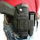 Universal Tactical Gun Holster Handguns Hidden Carry Holster Pistol Concealed Left/Right Gun Bag OWB IWB with Mag Pouches