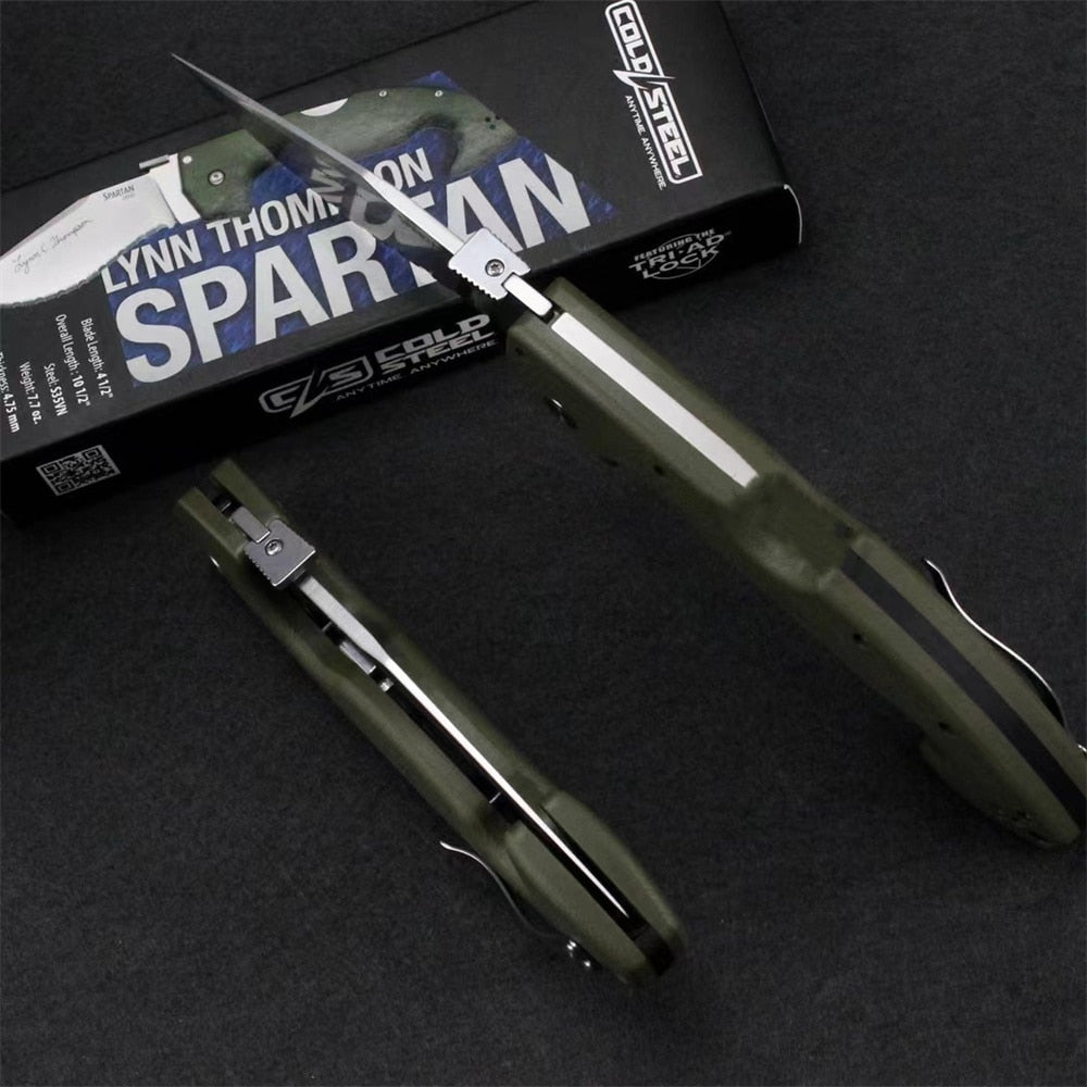 Cold Steel New Spartan Tactical Folding Knife Mark S35VN G10 Handle Survival Hunting Utility Outdoor Hand Tool Camping Knives