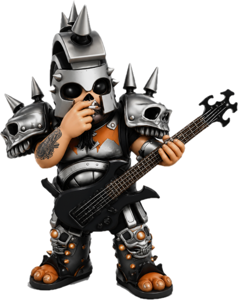 GWAR Legends Collection – 5" Heavy Metal Monster Figures – 3D Printed Collectibles