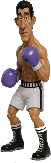 NES Mike Tyson's Punch-Out 4” stylized resin figure NINTENDO