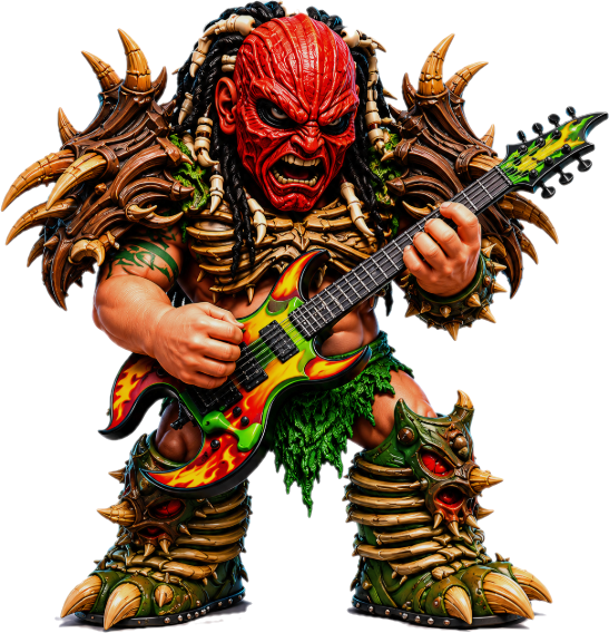 GWAR Legends Collection – 5" Heavy Metal Monster Figures – 3D Printed Collectibles