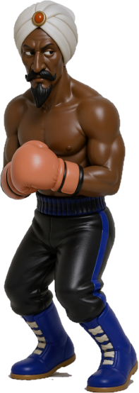 NES Mike Tyson's Punch-Out 4” stylized resin figure NINTENDO