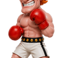 NES Mike Tyson's Punch-Out 3” stylized resin figure NINTENDO