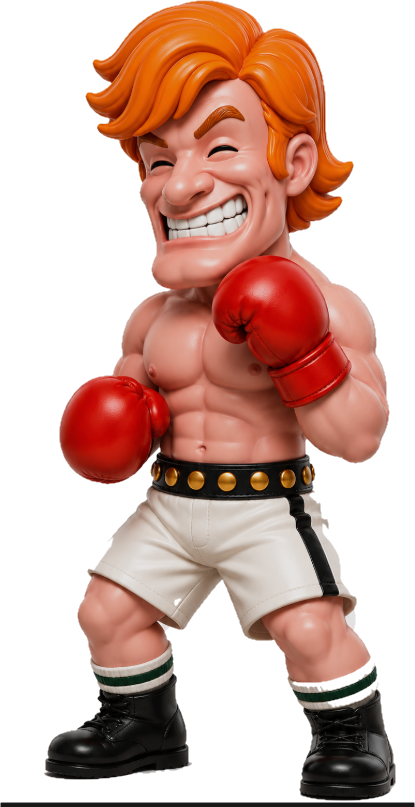 NES Mike Tyson's Punch-Out 3” stylized resin figure NINTENDO