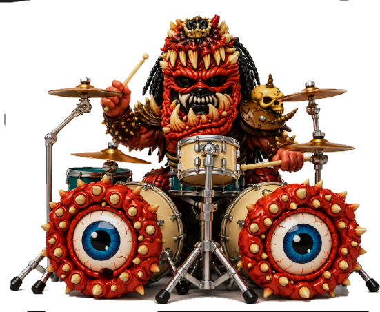 GWAR Legends Collection – 5" Heavy Metal Monster Figures – 3D Printed Collectibles