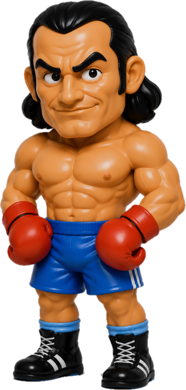 NES Mike Tyson's Punch-Out 3” stylized resin figure NINTENDO