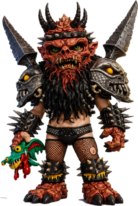 GWAR Legends Collection – 5" Heavy Metal Monster Figures – 3D Printed Collectibles