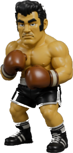 NES Mike Tyson's Punch-Out 4” stylized resin figure NINTENDO