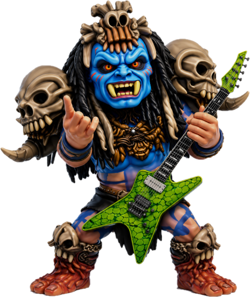 GWAR Legends Collection – 5" Heavy Metal Monster Figures – 3D Printed Collectibles