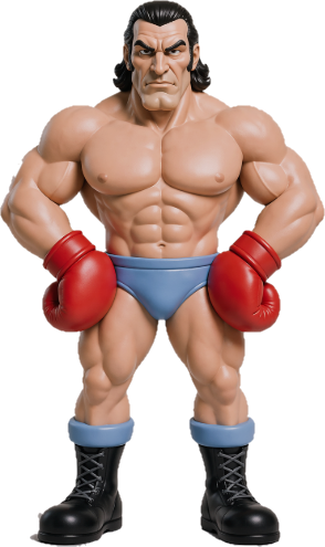 NES Mike Tyson's Punch-Out 4” stylized resin figure NINTENDO