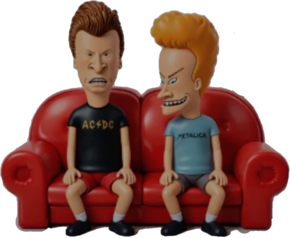 Custom art Beavis And Butthead Couch Figure made to order