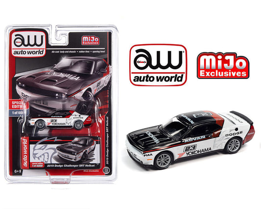 Auto World 1:64 Mijo Exclusives 2019 Dodge Challenger SRT Hellcat Advan Yokohama Limited 6,000 Pieces