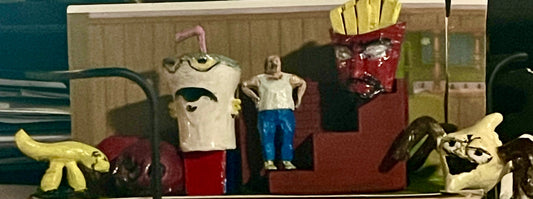 Aqua Teen Hunger Force Mini 2” Custom Made Resin Figures adult swim