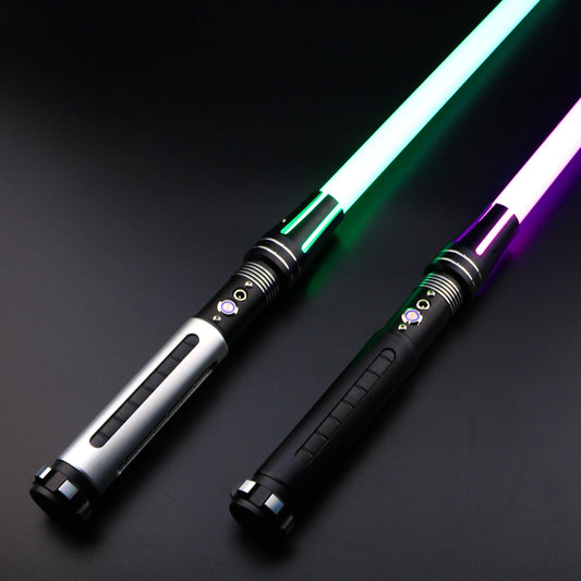 TXQSABER Revan Lightsaber RGB Smooth Swing Metal Handle 12Changing Color 10Soundfonts Force Blaster FOC Heavy Dueling Laser Toys