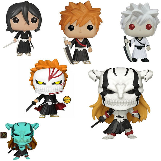 BLEACH Fully Hollow Ichigo #1104 #96 Ichigo #1087 Kurosaki Ichigo #59 Rukia #60 Vinly Figure Funkoe Figure Toys Gifts for Kids