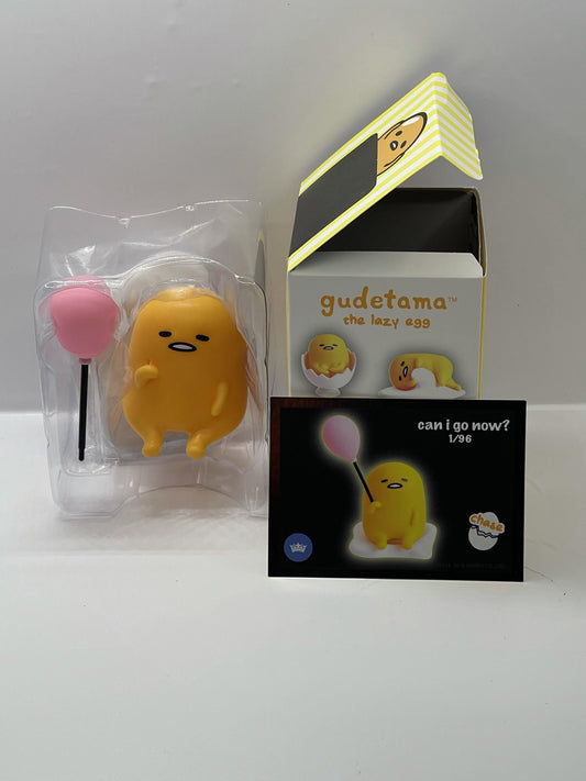 The Loyal Subjects Gudetama The Lazy Egg Can I Go Now? Vinyl Figure 1/96