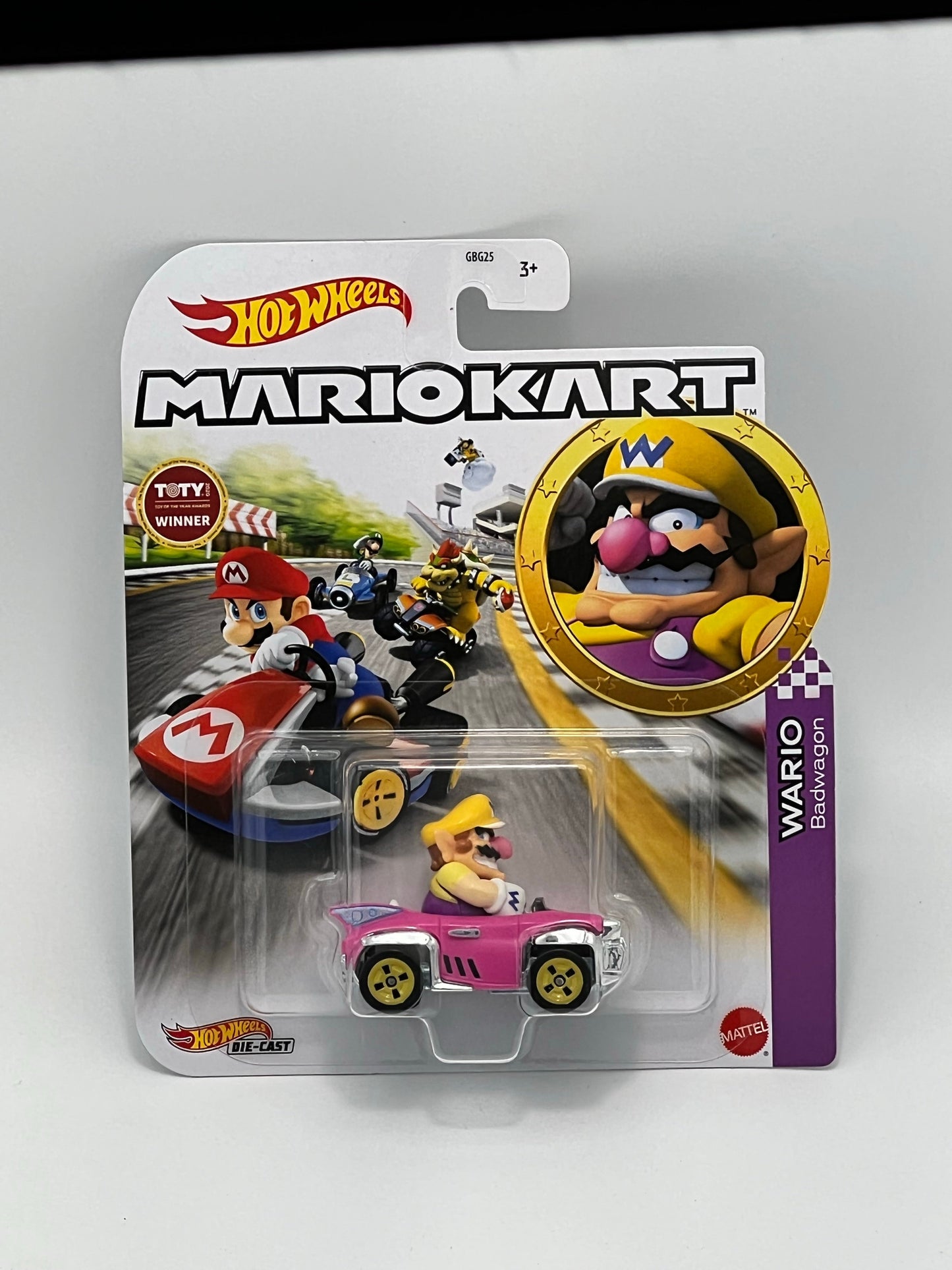 Hot Wheels Mario Kart Wario in Badwagon