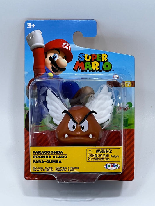 World of Nintendo Super Mario Paragoomba Figure 2.5 inch by JAKKS Pacific USA