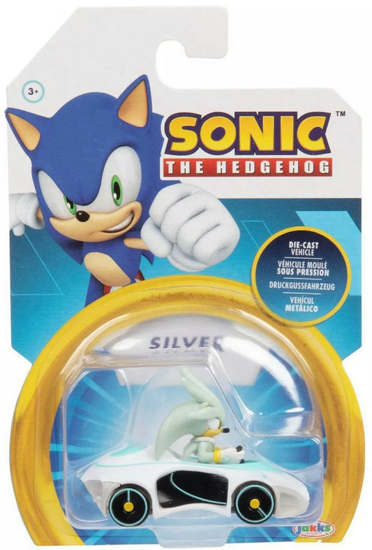 Sonic The Hedgehog Team Racing Silver Lightron Die-Cast Vehicle