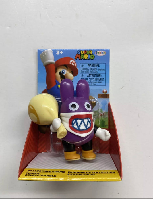 World of Nintendo Super Mario Nabbit Figure 2.5 inch by JAKKS Pacific USA